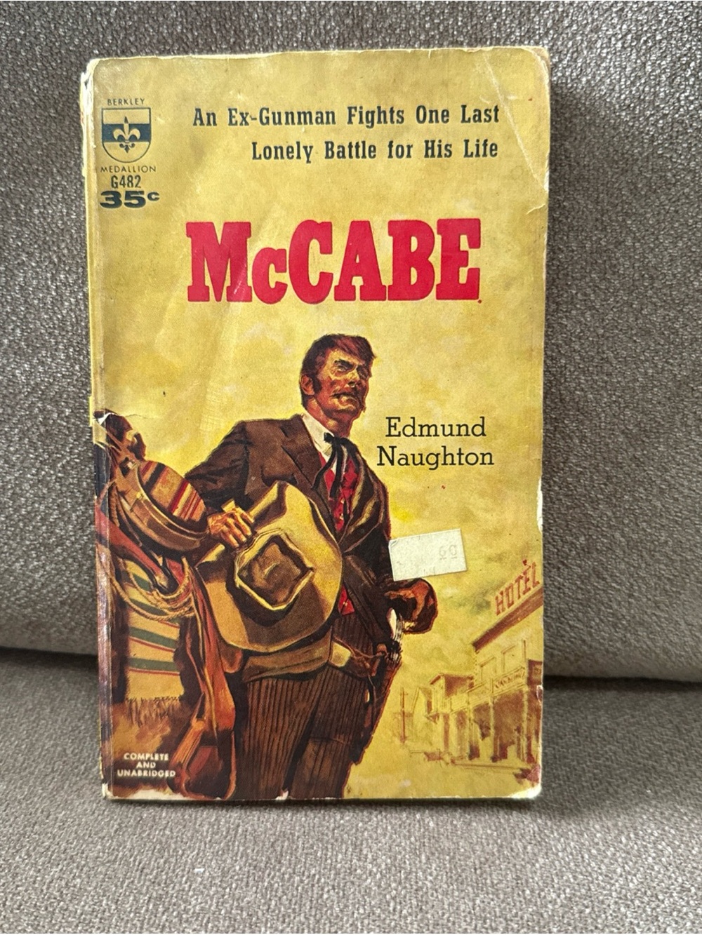 McCABE Vintage Paperback Book - Yellow Cover
RARE good condition western novel